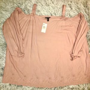 Jessica Simpson Cold Shoulder Blouse 2X